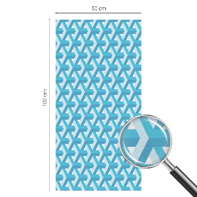 Folie geam intimitate model vitraliu Cuburi geometrice