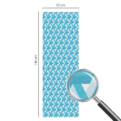 Folie geam intimitate model vitraliu Cuburi geometrice