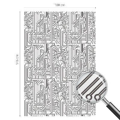 Folie decorativă vitraliu pentru uși și ferestre Temă tehnică