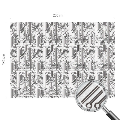 Folie decorativă vitraliu pentru uși și ferestre Temă tehnică