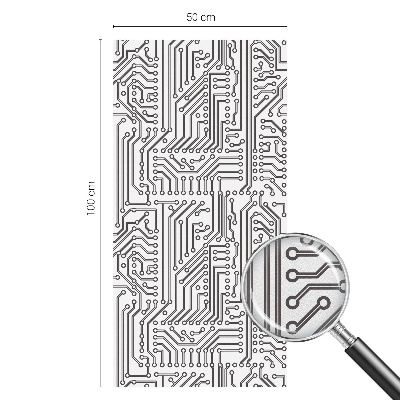 Folie decorativă vitraliu pentru uși și ferestre Temă tehnică