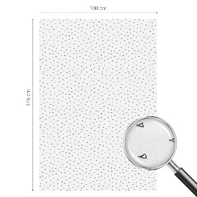 Folie decorativă vitraliu pentru uși și ferestre Triunghiuri geometrice