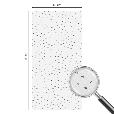 Folie decorativă vitraliu pentru uși și ferestre Triunghiuri geometrice