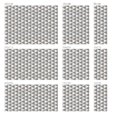 Folie geam intimitate model vitraliu Geometrie modernă