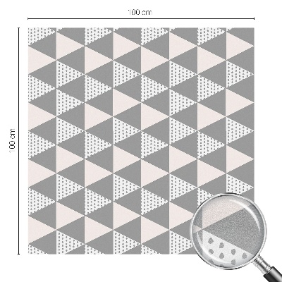 Folie geam intimitate model vitraliu Geometrie modernă