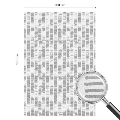 Autocolant vitraliu pentru geam Linii minimaliste