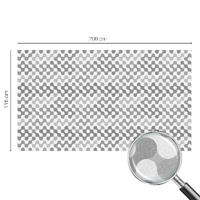 Folie decorativă vitraliu pentru uși și ferestre Geometria undelor