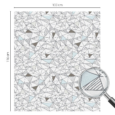 Folie geam intimitate model vitraliu Forme abstracte