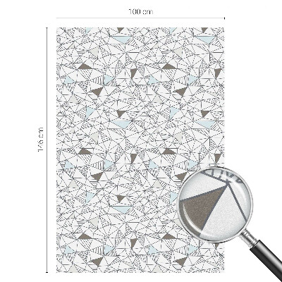 Folie geam intimitate model vitraliu Forme abstracte