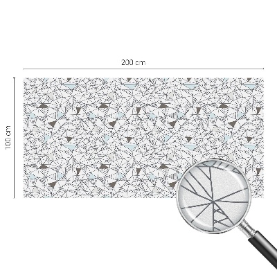 Folie geam intimitate model vitraliu Forme abstracte