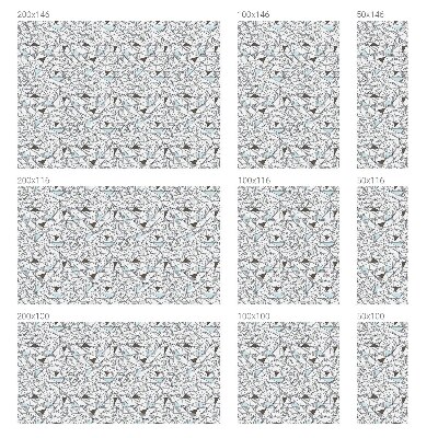 Folie geam intimitate model vitraliu Forme abstracte