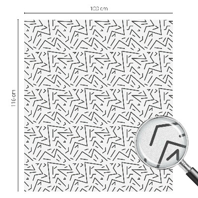 Folie decorativă geam Zigzaguri abstracte