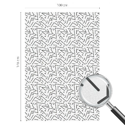 Folie decorativă geam Zigzaguri abstracte