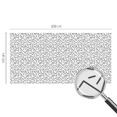 Folie decorativă geam Zigzaguri abstracte