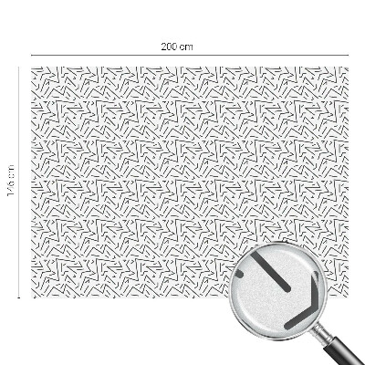 Folie decorativă geam Zigzaguri abstracte