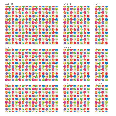 Autocolant vitraliu pentru geam Cercuri colorate