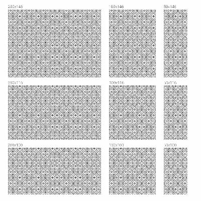 Folie geam intimitate model vitraliu Armonie rombică