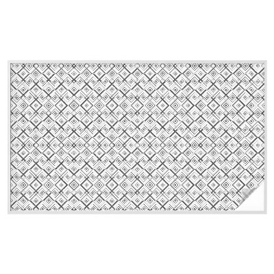 Folie geam intimitate model vitraliu Armonie rombică