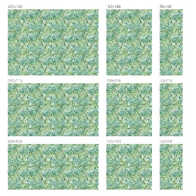 Folie decorativă geam Ferigă verde