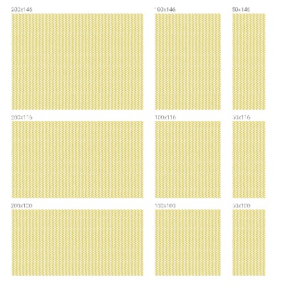 Folie decorativă vitraliu pentru uși și ferestre Zigzaguri galbene