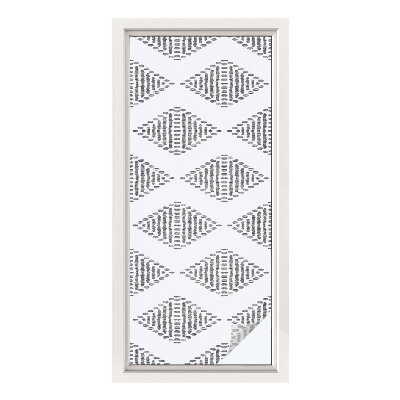 Folie geam intimitate model vitraliu Diamante geometrice