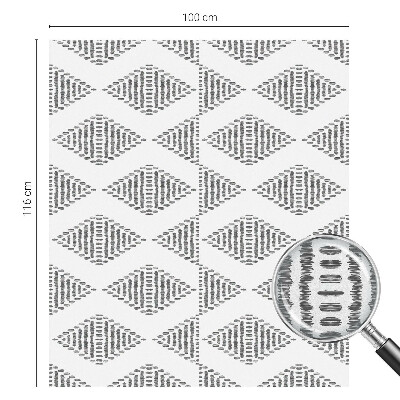 Folie geam intimitate model vitraliu Diamante geometrice