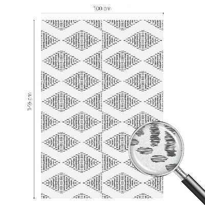 Folie geam intimitate model vitraliu Diamante geometrice