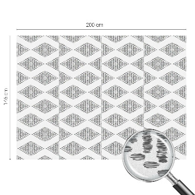 Folie geam intimitate model vitraliu Diamante geometrice