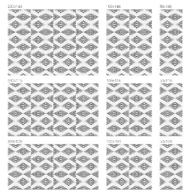 Folie geam intimitate model vitraliu Diamante geometrice