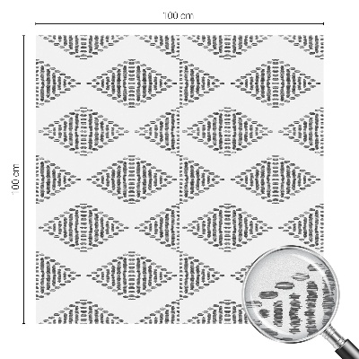 Folie geam intimitate model vitraliu Diamante geometrice