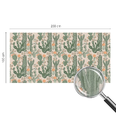 Folie geam intimitate model vitraliu Suculente verzi