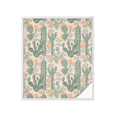 Folie geam intimitate model vitraliu Suculente verzi