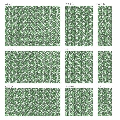 Folie decorativă vitraliu pentru uși și ferestre Armonie verde