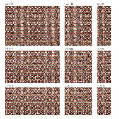 Folie decorativă geam Ornament floral