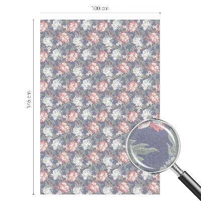 Folie geam intimitate model vitraliu Eleganță florală