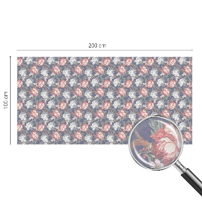 Folie geam intimitate model vitraliu Eleganță florală