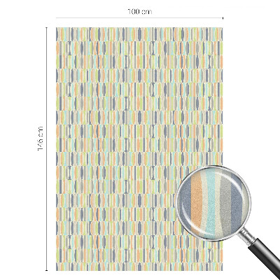 Autocolant vitraliu pentru geam Modele ovale