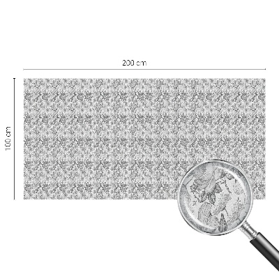 Autocolant vitraliu pentru geam Eleganță florală