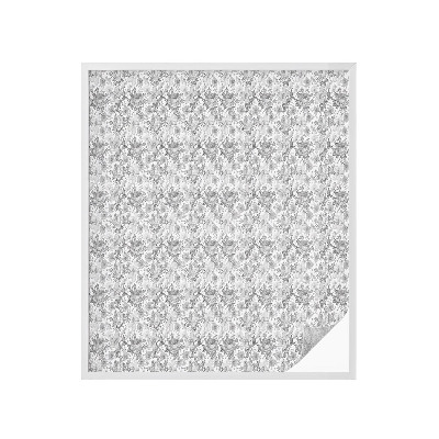 Autocolant vitraliu pentru geam Eleganță florală