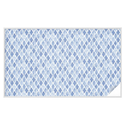 Folie decorativă vitraliu pentru uși și ferestre Eleganța acuarelei