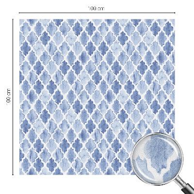 Folie decorativă vitraliu pentru uși și ferestre Eleganța acuarelei