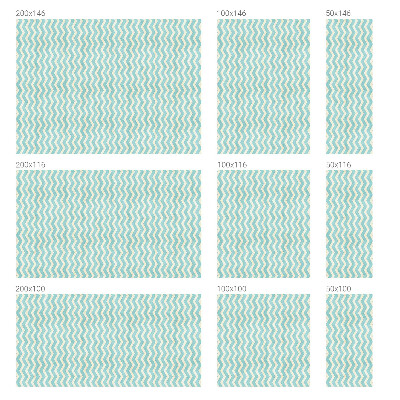 Folie geam să nu se vadă din exterior Zigzag albastru