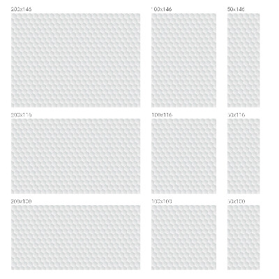 Autocolant vitraliu pentru geam Mozaic alb