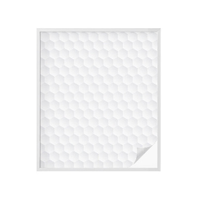 Autocolant vitraliu pentru geam Mozaic alb