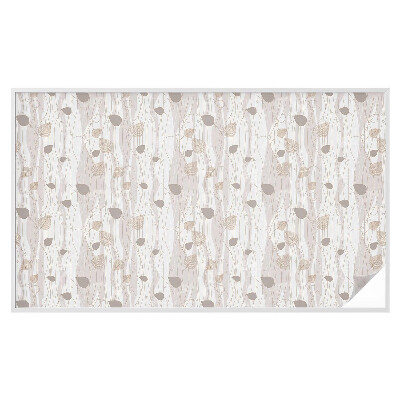 Folie geam intimitate model vitraliu Frunze elegante