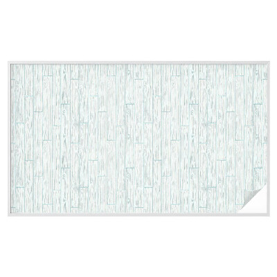 Autocolant vitraliu pentru geam Model din lemn