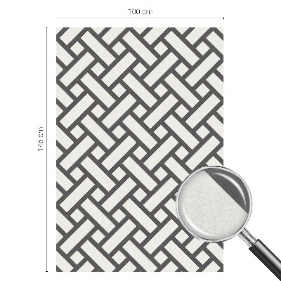 Folie decorativă geam Intercalarea dreptunghiurilor