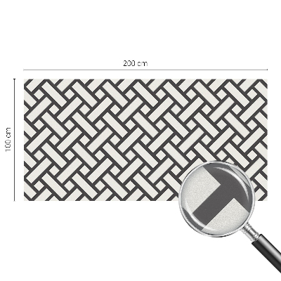 Folie decorativă geam Intercalarea dreptunghiurilor