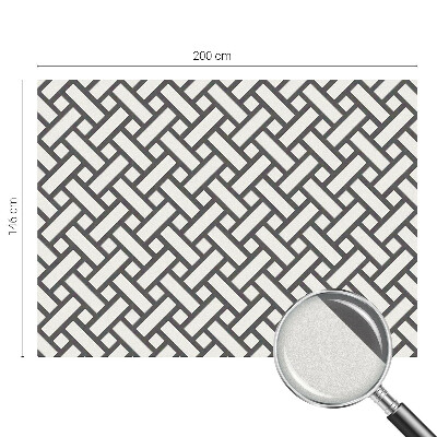 Folie decorativă geam Intercalarea dreptunghiurilor