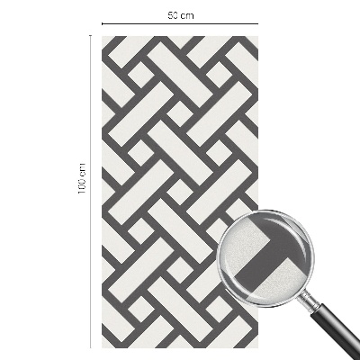 Folie decorativă geam Intercalarea dreptunghiurilor